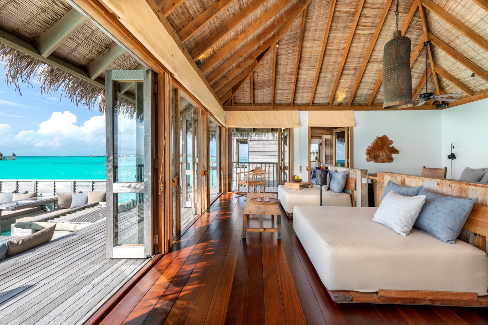 Gili Lankanfushi – Wohnbereich der Crusoe Residence