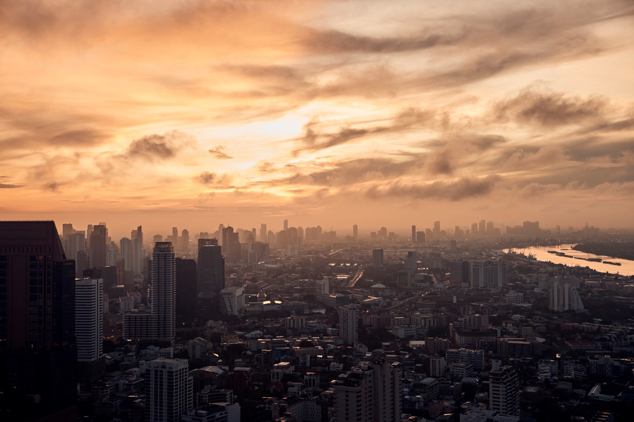 COMO Metropolitan Bangkok – Blick auf Bangkok